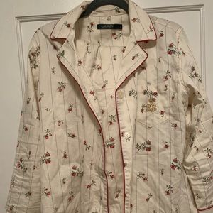 Ralph Lauren 100% cotton pajama set.